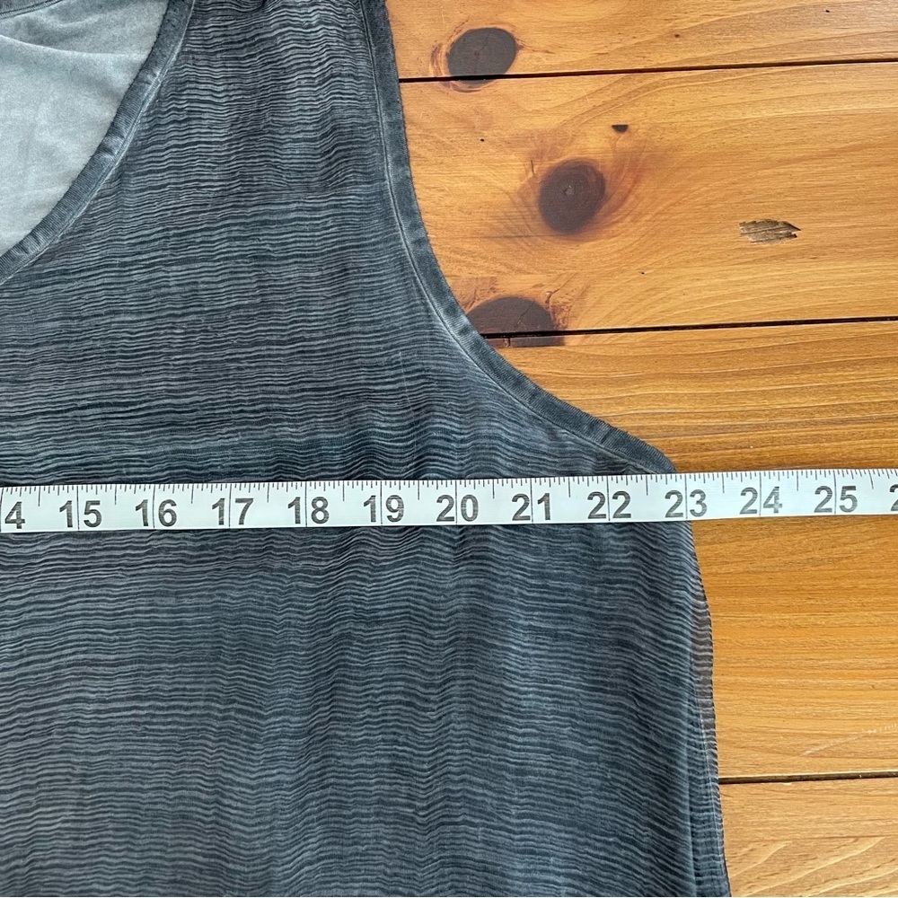 Soft Surroundings Grey 100% Silk Sleeveless Tunic Embroidered Sequins Size XL - Picture 13 of 13